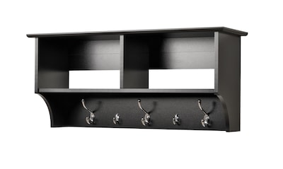 Prepac™ Wide Hanging Entryway Shelf, 36 x 11.5, Black
