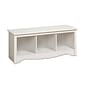 Prepac™ Composite Wood Cubbie Bench, White