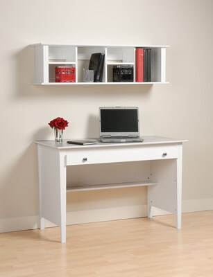 Prepac™ Wall Mounted Desk Hutch, 48" x 11.5", White (WHD-1348)