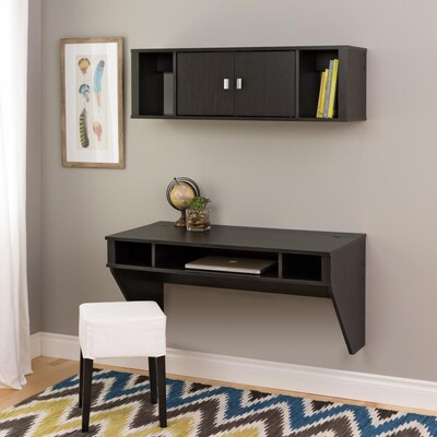 Prepac Standard Designer Floating Desk White Wehw 0500 1 Buy Online In Guam At Guam Desertcart Com Productid