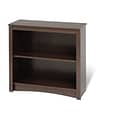 Prepac™ 2 Shelf Bookcase, Espresso (EDL-3229)