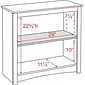 Prepac™ 2 Shelf Bookcase, Espresso (EDL-3229)