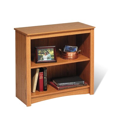Prepac™ 2 Shelf Bookcase, Oak