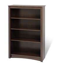 Prepac™ 4 Shelf Bookcase, Espresso