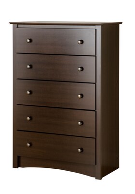 Prepac™ 45.25" Fremont 5 Drawer Chest, Espresso