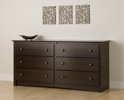 Prepac™ 29" Fremont 6 Drawer Dresser, Espresso (EDC-6330-K)