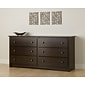 Prepac™ 29" Fremont 6 Drawer Dresser, Espresso (EDC-6330-K)