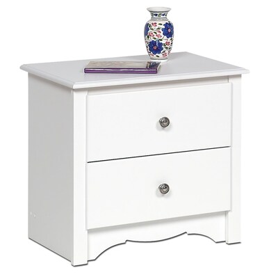 Prepac™ 21.75" Monterey 2 Drawer Nightstand, White