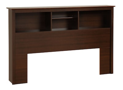 Prepac™ 65.75 Full/Queen Bookcase Headboard, Espresso