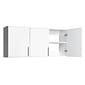 Prepac™ Elite 24" Wood 3 Shelf Wall Cabinet, White (WEW-5424)