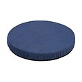 HealthSmart™ 15 x 1 3/8 Foam Deluxe Swivel Seat, Polyester/Cotton Cover, Navy Velour