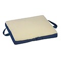 DMI® 16 x 18 x 2 Gelcare III Sheepskin Flotation Cushion, Fleece Cover, Cream