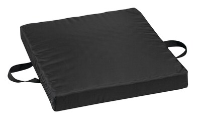 DMI® 18 x 20 x 2 1/2 Gel-Foam Waffle Seat Cushion, Oxford Nylon Cover, Black