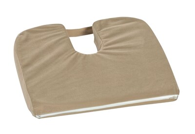 DMI® 14 x 18 x 1 1/2 - 3 Polyurethane Foam Sloping Coccyx Cushion, Camel