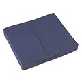 DMI® Seat Mate™ 16 x 18 x 3 Foam Relief Coccyx Cushion, Polyester/Cotton Cover, Navy