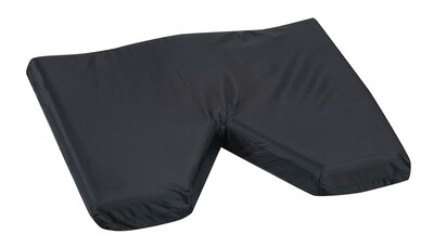 DMI® 16 x 18 x 2 Foam Contoured Coccyx Cushion, Oxford Nylon Cover, Black