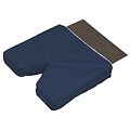 DMI® 16 x 18 x 3 Polyurethane Foam Coccyx Seat Cushion W/ Masonite, Polyester/Cotton Cover, Navy