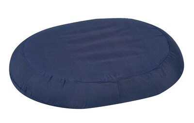 DMI® 18 x 15 x 3 Foam Contoured Ring Cushion, Polyester/Cotton Cover, Navy