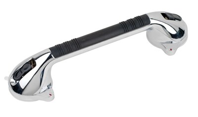 HealthSmart™ 16 Suction Cup Grab Bar With BactiX™, Chrome