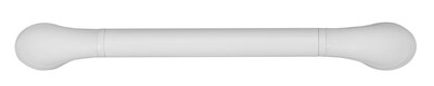 HealthSmart™ 16 Poly Designer Contoured Grab Bar, White