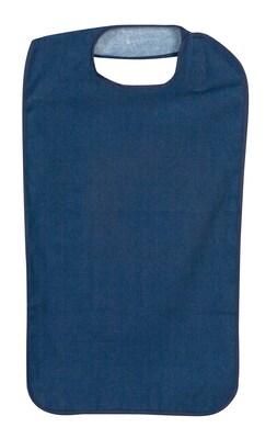DMI® Terry Cloth Clothing Protector With Hook and Loop, Navy