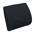 DMI® 14 x 13 Foam Standard Lumbar Cushion, Polyester/Cotton Cover, Black