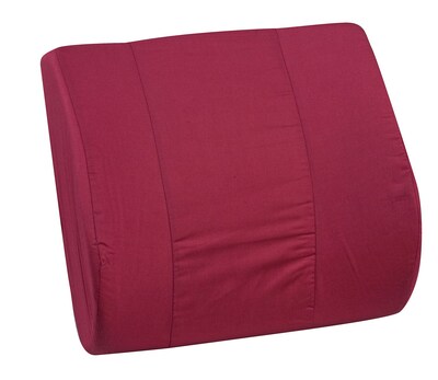 DMI® 14 x 13 Foam Standard Lumbar Cushion, Polyester/Cotton Cover, Burgundy