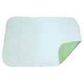 DMI® 30 x 36 3-Ply Quilted Reusable Underpad, White and Green