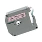 Brother P-touch M-E31 Label Maker Tape, 1/2 x 26-2/10, Black on Pink (M-E31)