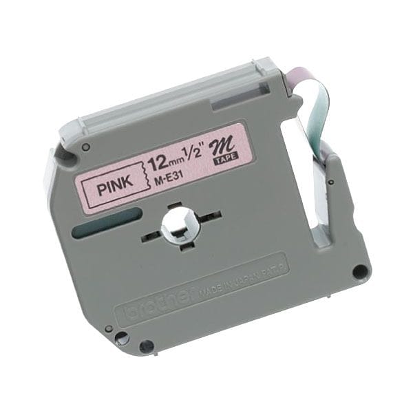 Brother® P-Touch Plastic Label Tape; 1/2(W) x 26.2(L), Pink