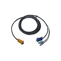 Iogear® 10 PS/2 KVM Cable For GCS1716; Black