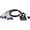Aten 3 2-Port USB Cable KVM Switch; Black