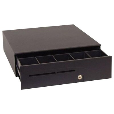 APG Cash Drawer® S100 Drawer 16X16 24 V 5 Bill; Black