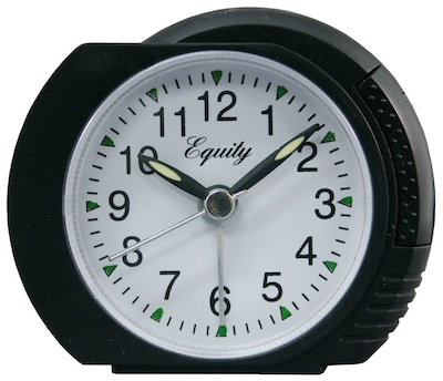 Equity by La Crosse™ Analog Alarm Clock, Black