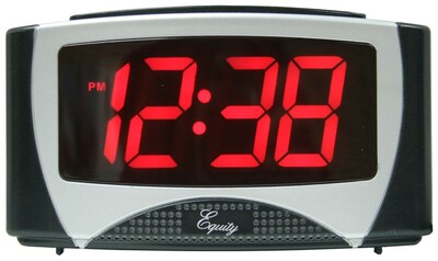 Equity by La Crosse Large 1.2 Inch LED Alarm Clock (30029)