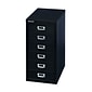 Bisley® 6-Drawer Steel Vertical File Cabinet, Black, Letter/A4 (MD6-BK)