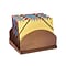 Empire Stack & Style™ Wood Desk Organizers Step Up File, Cherry