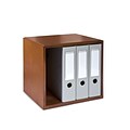 Empire Stack & Style™ Wood Desk Organizers Storage Cube, Cherry