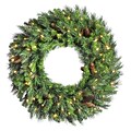Vickerman 60 Cheyenne Pine Wreath With 860 Tips, Green