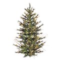 Vickerman 4 x 40 Mixed Pine Country Wall Tree With 294 PVC Tips & Unlit Light; Green