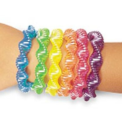 SmileMakers® Neon Twist Coil Bracelets, 48 per Case