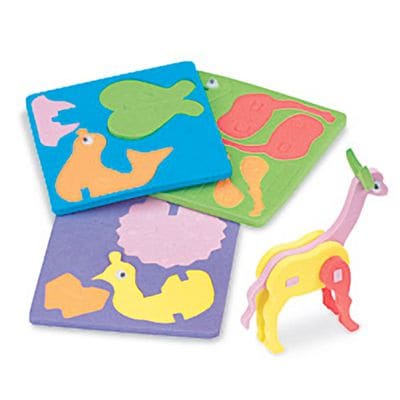 SmileMakers® Animal Foam Puzzles; 72 PCS