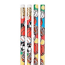 SmileMakers® Sports Balls Pencils; 50 PCS