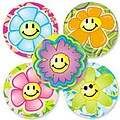 SmileMakers® Flower Power Stickers, 2-1/2”H x 2-1/2”W, 100/Roll