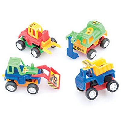 SmileMakers® Pullback Trucks; 24 PCS