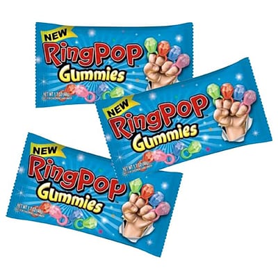 Ring Pop Gummies 1.7 oz. Pack; 16 Packs/Box