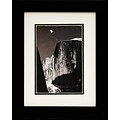 Diamond Decor Ansel Adams Moon Half Dome Framed Print Art, 10 x 12