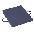 DMI® 16 x 18 x 2 Gelcare III Flotation Cushion, Polyester/Cotton Cover, Navy