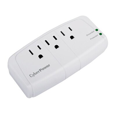 Cyberpower® Essential 3-Outlet 900 Joule Surge Suppressor