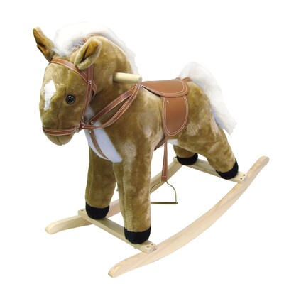 plush rocking horse with sound